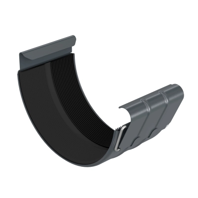 BRYZA STAL Złączka rynnowa 125 mm - ANTRACYT - RAL 7016